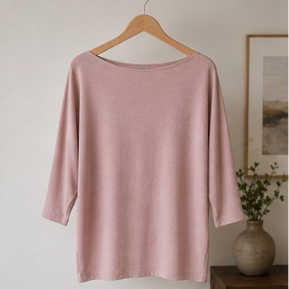 Blush Boat Neck Dolman Top